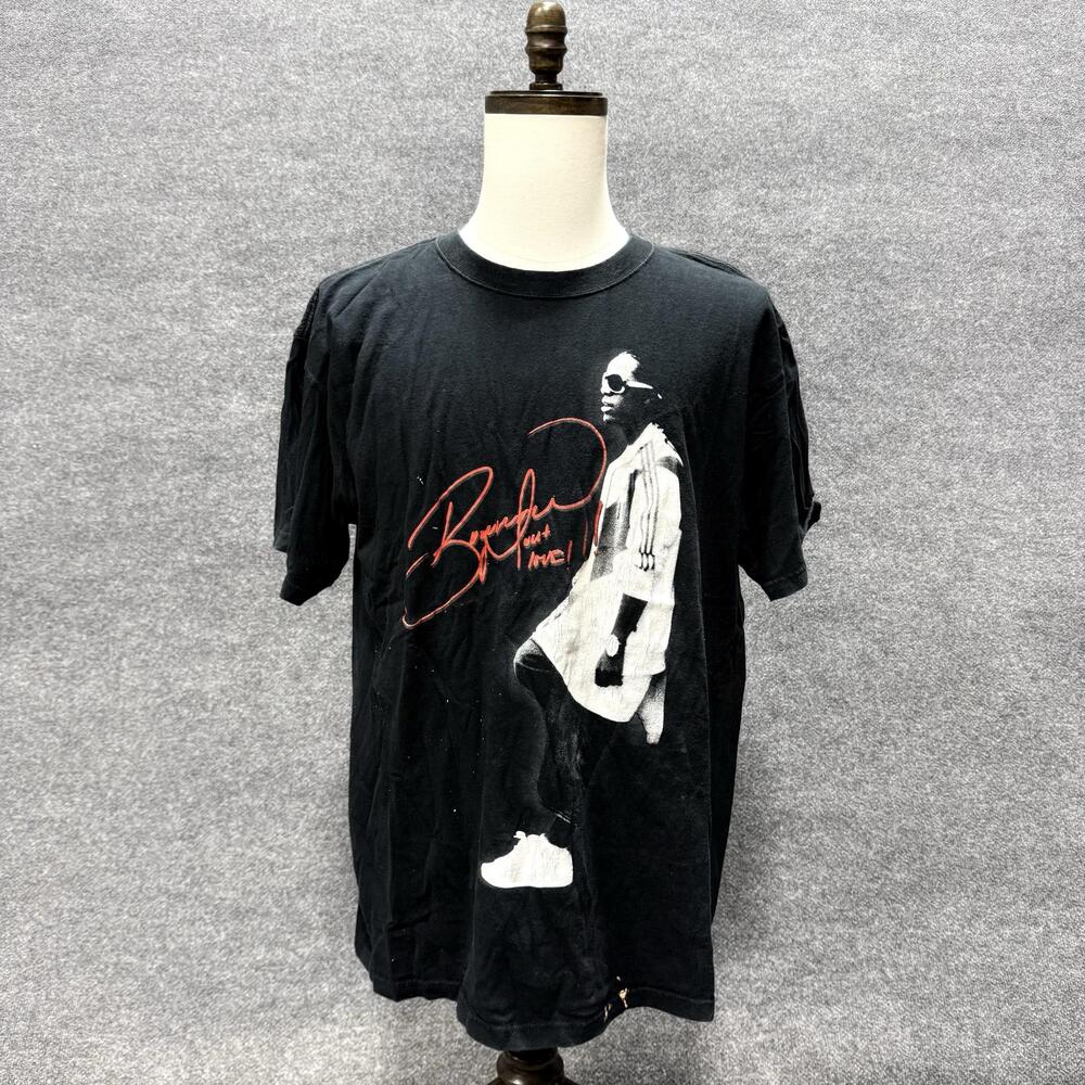 Anvil Shirt Mens XL Black Music Concert Singer Graphic Short Sleeve T-Shirt Tee